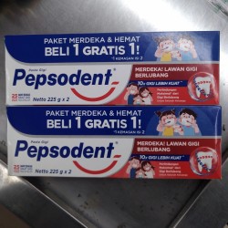 PEPSODENT 225 GR BELI 1 GRATIS 1 PAKET MERDEKA DAN HEMAT