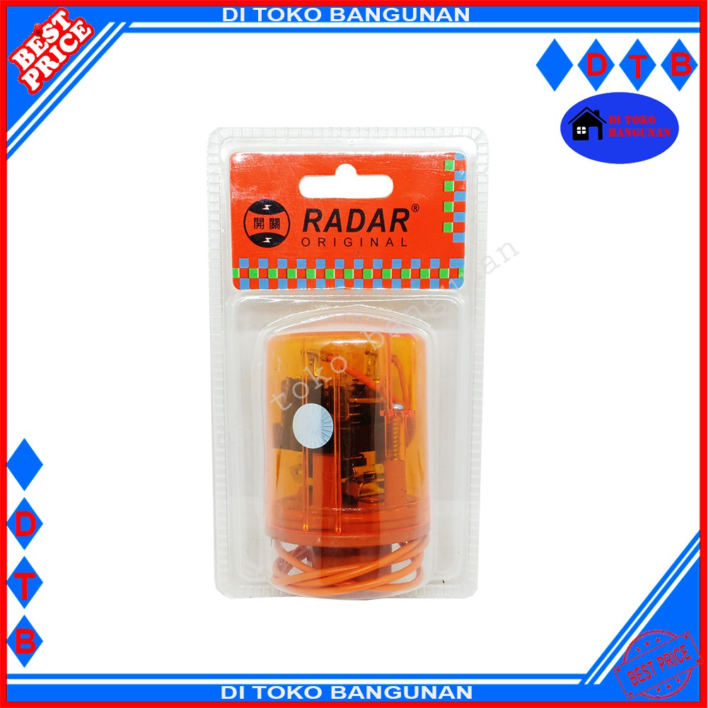 Otomatis Pompa Air Pressure Switch Radar Orange Ukuran 1/4&quot; 3/8&quot;