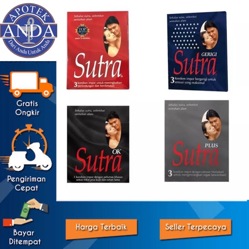 kondom sutra hitam / kondom sutra merah / kondom sutra isi 3 / kondom sutra isi 12
