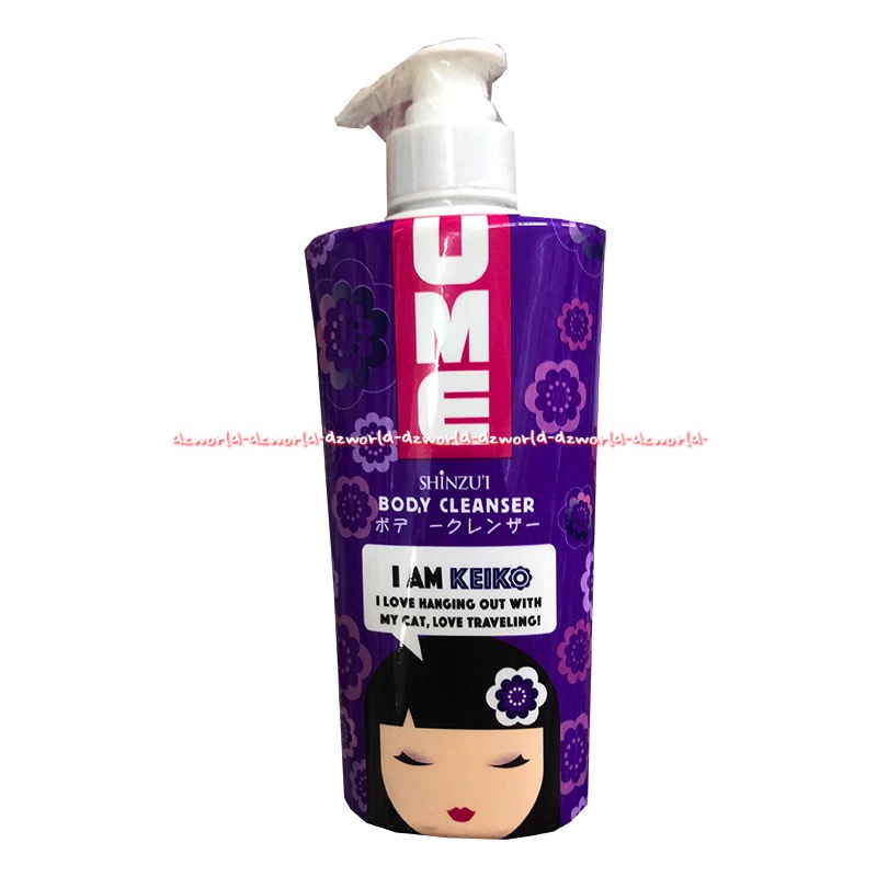 Ume Shinzu'i 500ml Body Cleanser Iam Keiko Ungu Sabun Cair Sinzui Botol Pump Umme Shinzui