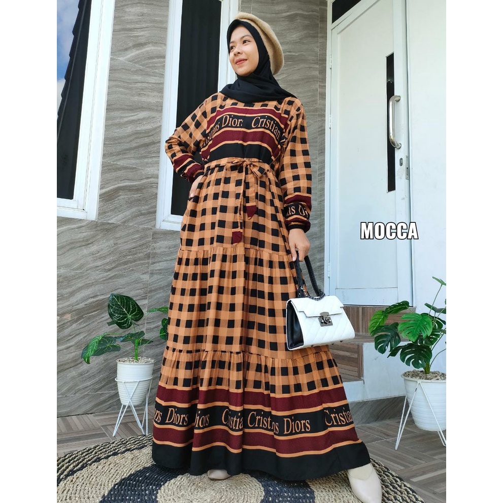 Gamis Rayon Etnik Size S M L XL XX/ Gamis Rayon Lembut