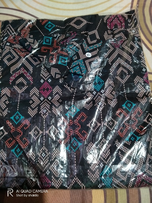 Credomenstore Short Batik Songket Motive Size M-xl Kemeja Batik Pria Lengan Pendek