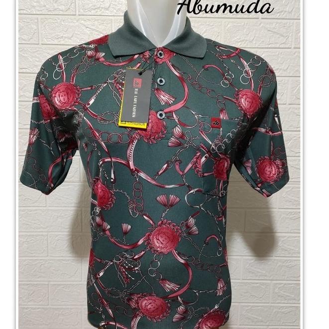 DailyStore - Kaos kerah pria | kaos korea pria saku motif  | atasan baju kaos bapak bapak jumbo 8I8