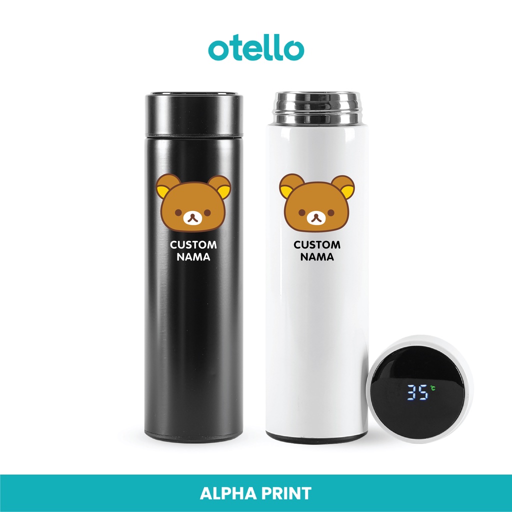 Tumbler Rilakkuma Custom Tambler Botol Minum Termos Karakter Souvenir Ulang Tahun Anak