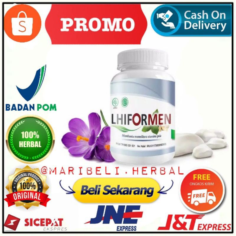 Lhiformen Asli Lhi Formen Original Obat Herbal Stamina Pria 100% Ampuh & Bpom