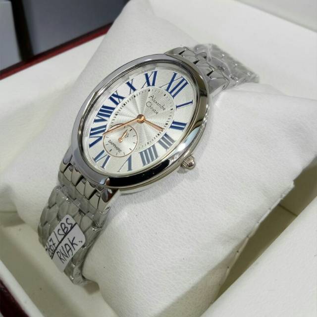 Jam Tangan Wanita Alexandre Christie Original AC-2667 Silver
