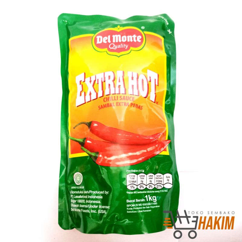 Jual Sambal Extra Hot Del Monte 1kg Shopee Indonesia