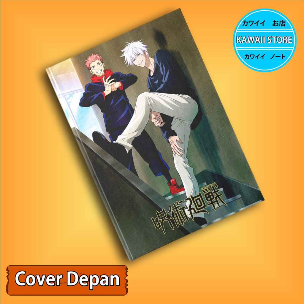 Notebook / Pocket book Hard Cover  Anime Jujutsu Kaisen ITADORI YUJI SATORU GOJO uk A5 & A6 / Notes 