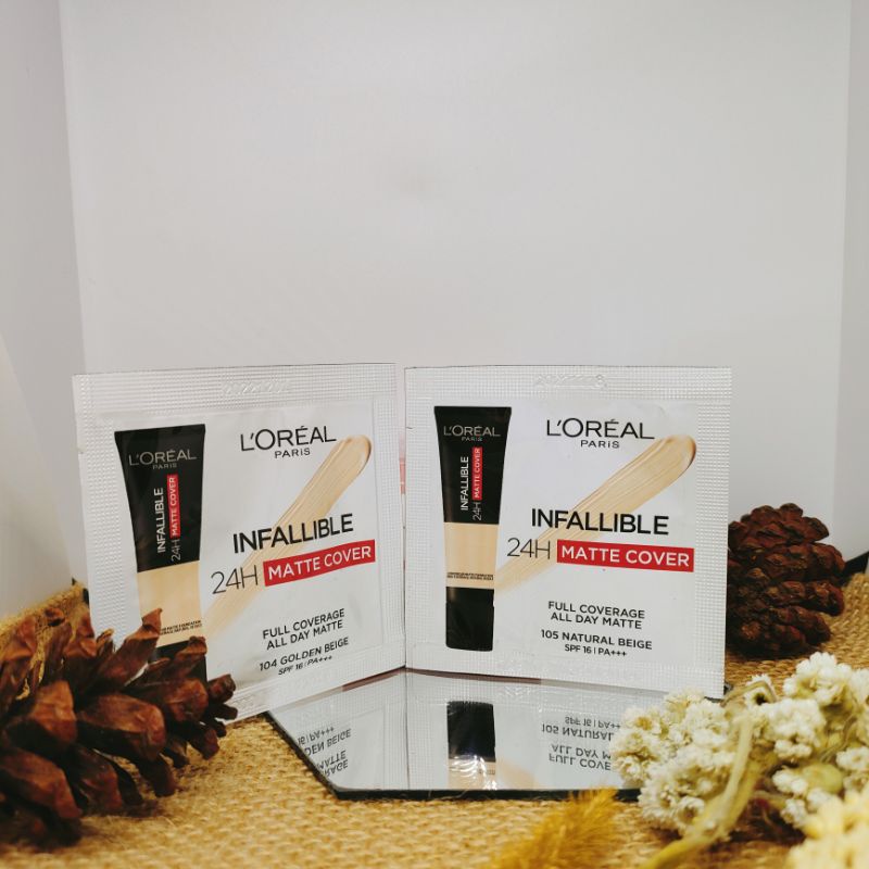 Loreal Paris Infallible Pro Matte Foundation - Travel Size (Sachet)