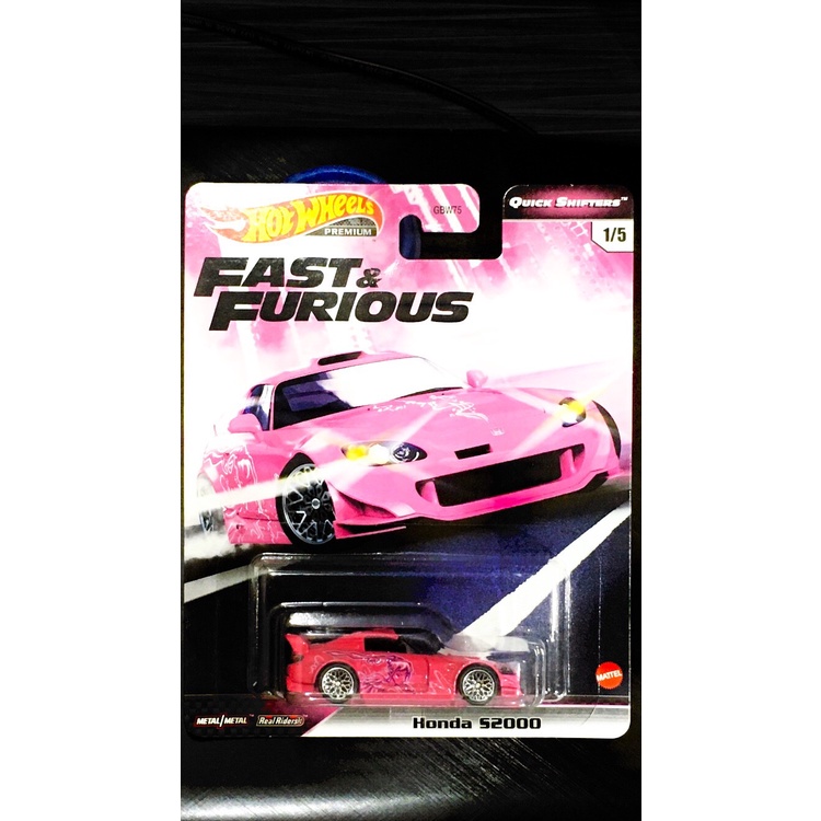 Hotwheels Premium Suki's Honda S2000 Fast and Furious Quick Shifters 1/64 Pink bisa COD