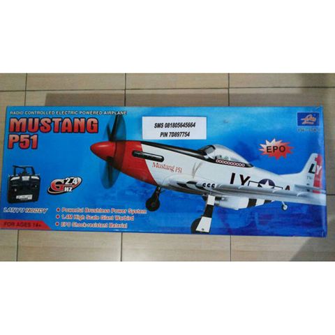 mustang rc plane