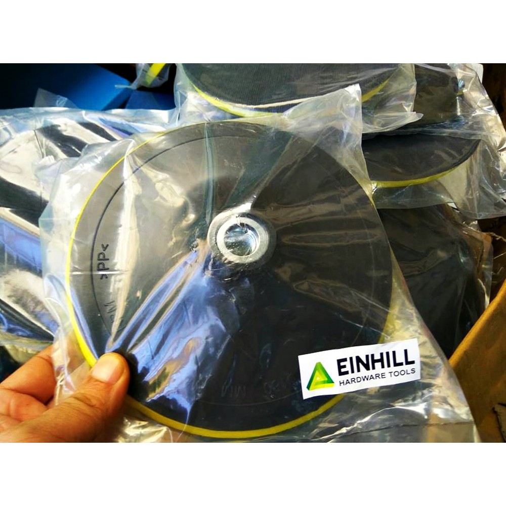 pad poles 7inch  pad velcro 180mm  backing pad mesin gerinda  me