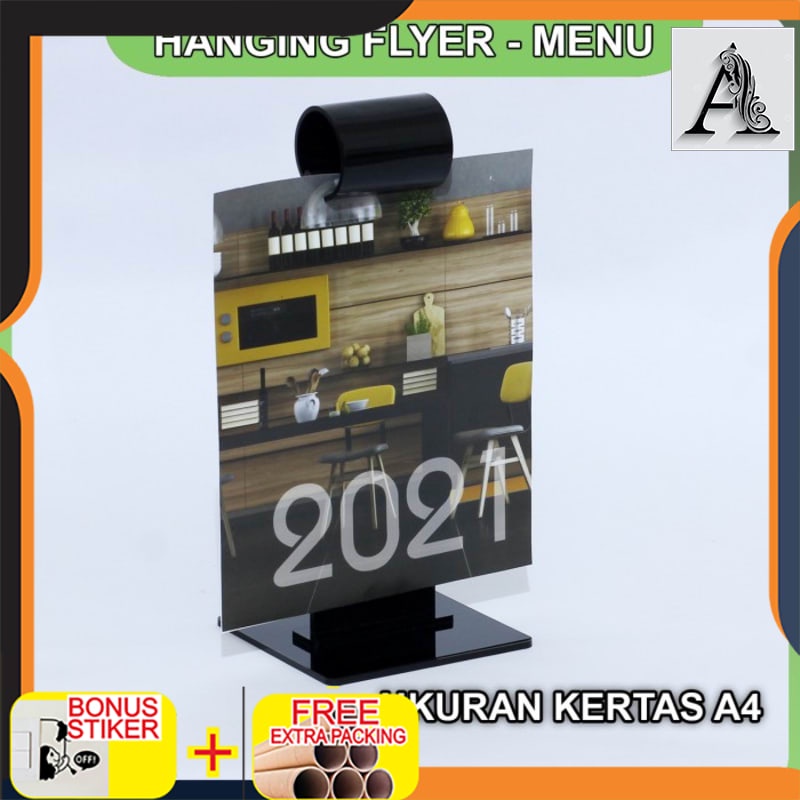 

Murah Hanging Display Menu A4 - Menu Stand Resto