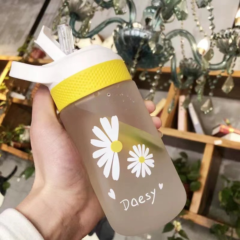 botol minum/botol minum sedotan/botol air 400ml/botol minum korea