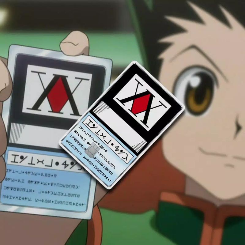 HUNTER X HUNTER | DINBSTORE SKIN CARD / SKIN ATM (Stiker kartu ATM & E-Money)
