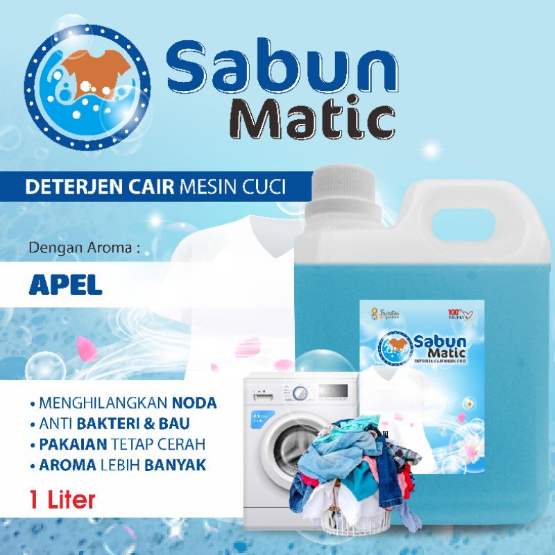 Sabun cair matic aneka aroma wangi segar kemasan jurigen 1 liter
