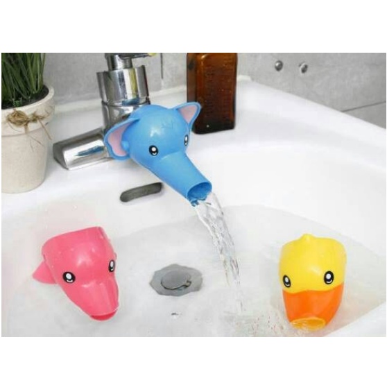 Animal Style Faucet Extender Alat Bantu Anak Cuci Tangan Kran Tap Kids