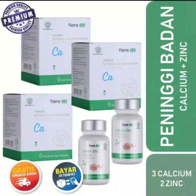 PENINGGI BADAN TIENS PAKET 30 HARI SUPLEMEN TAMBAH TINGGI HALAL HERBAL TES POLISI PILOT TENTARA