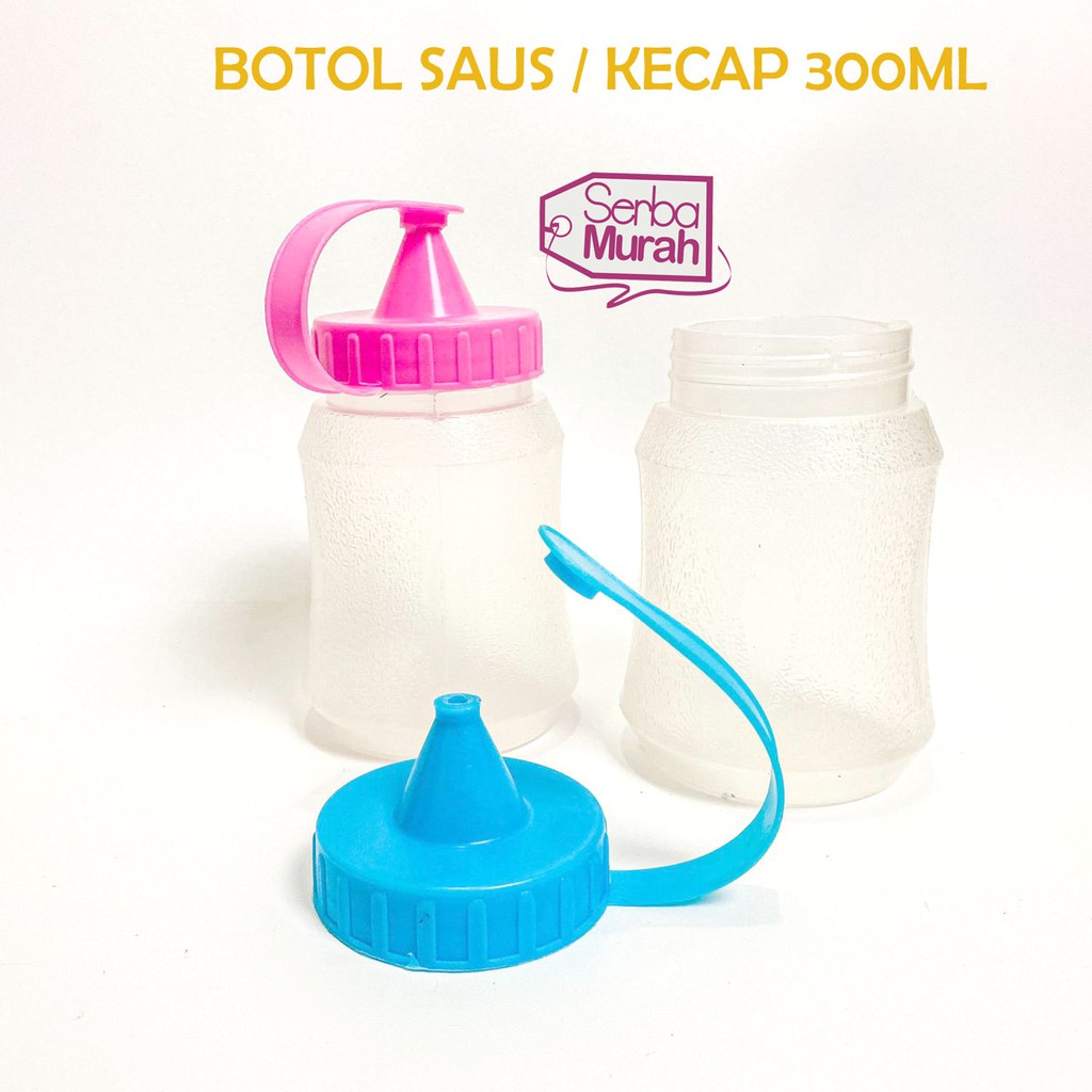 Botol Saus / Kecap Plastik - Botol Plastik Serbaguna / Botol Saus Bakso Termurah