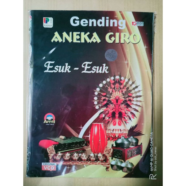 VCD original aneka Gending giro Temanten - esuk esuk
