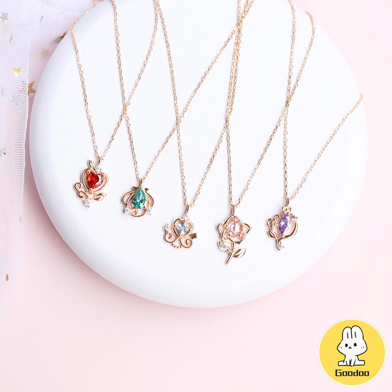 Disney Princess Kalung Wanita Desain Niche Temperamen Perhiasan Sederhana -Doo