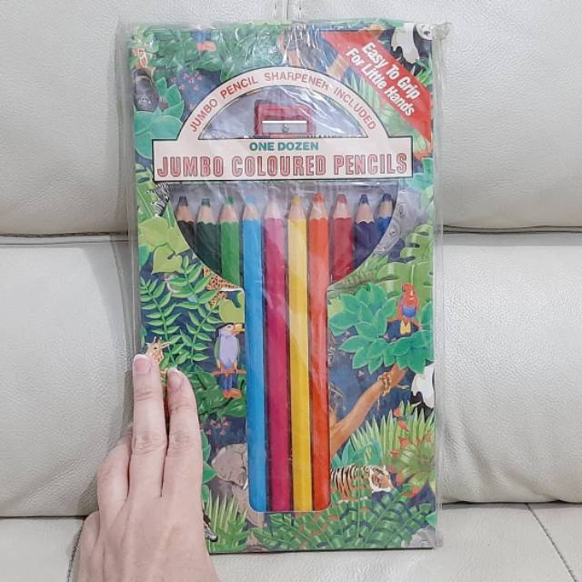 

JUMBO COLOURED PENCILS