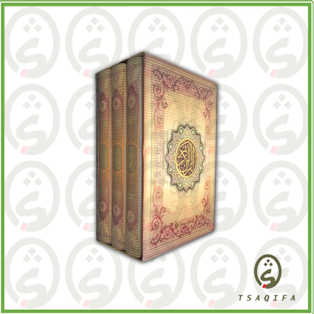 Al Quran Tajwid 12 Warna 3 Jilid Box - Quran 3 Jilid Box Suara Agung