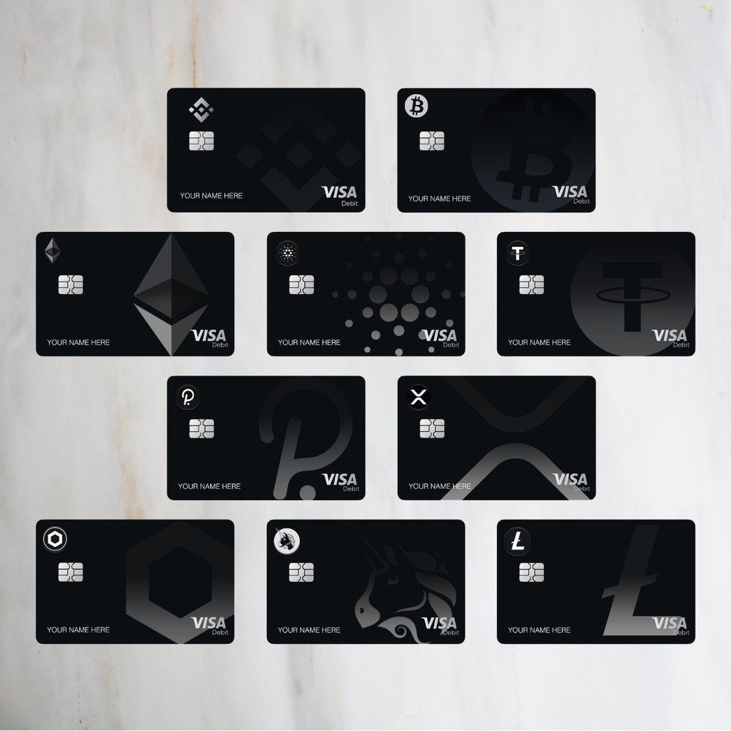 [CRYPTO SERIES] CRYPTO BLACK CARDS ATM / Debit / Credit / Emoney / Flazz Kartu