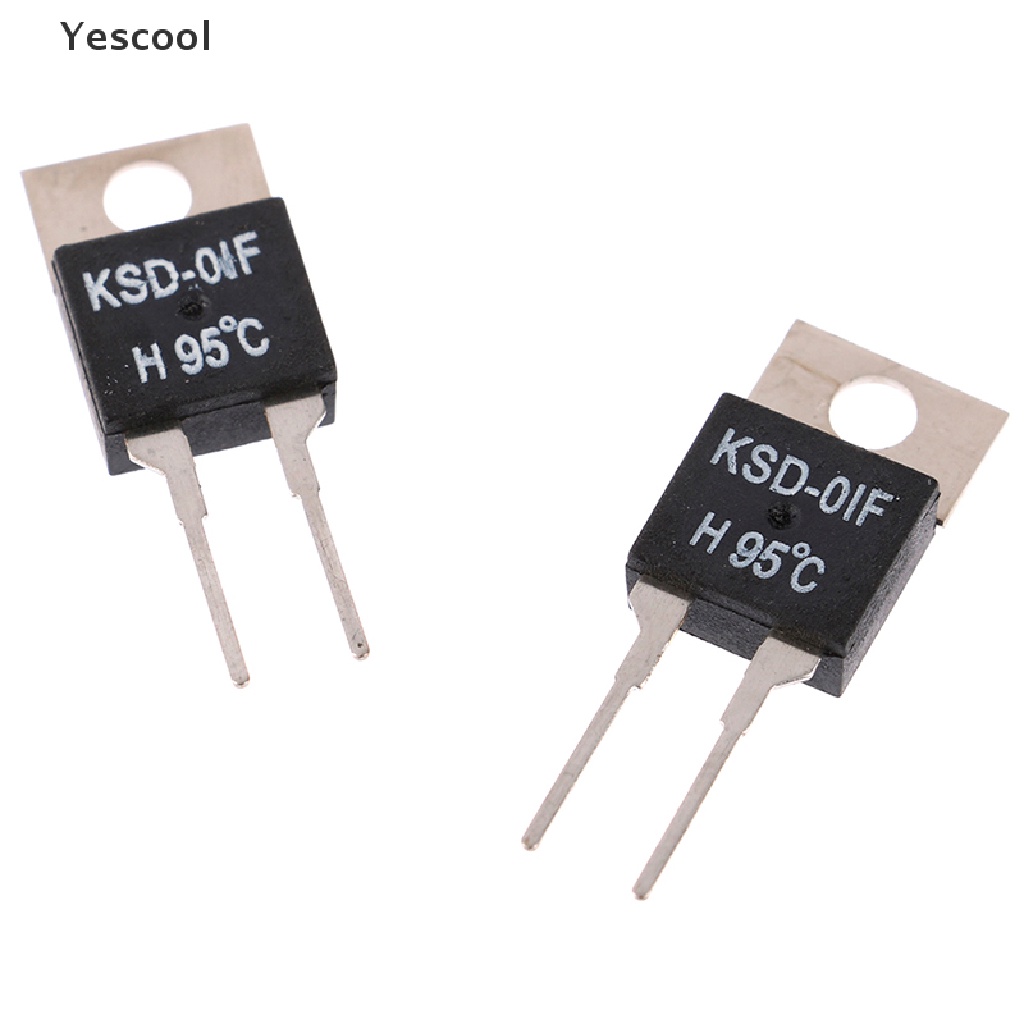 Yescool KSD-01F 95 Degc 2Pcs Saklar Sensor Termostat Suhu