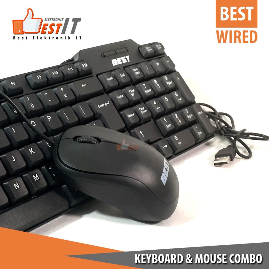 Keyboard Paket Combo 4 in 1 (1 Paket isi Keyboard Mouse Speaker M-Tech Mt 02 Mousepad)