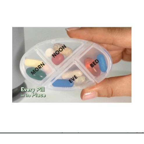 Layer Medicine Pill Organizer get 2 pcs