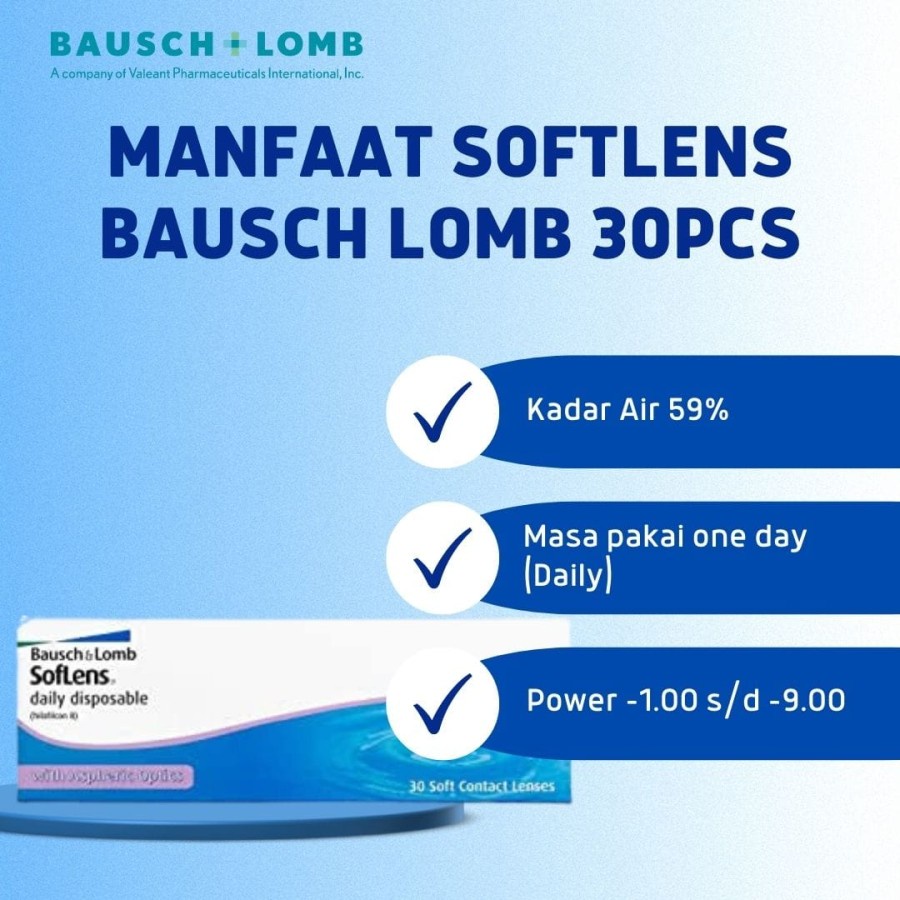 PROMO Softlens Bening Harian Bausch &amp; Lomb Comfort Daily Box Besar