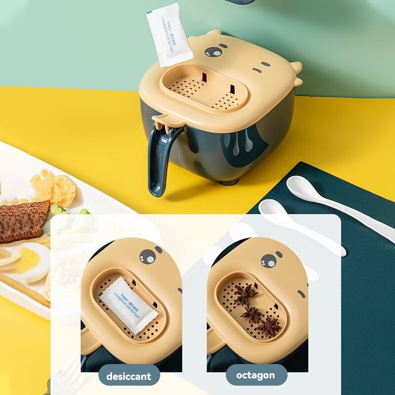 MH - NORDIC STYLE SPICE RACK 347 -TEMPAT BUMBU DAPUR 4 SEKAT-RAK BUMBU