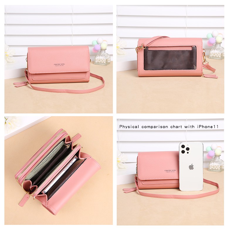 DOMPET WANITA / DOMPET HP / DOMPET PANJANG / SELEMPANG WANITA IMPORT / FOREVER YOUNG DCW 30 392