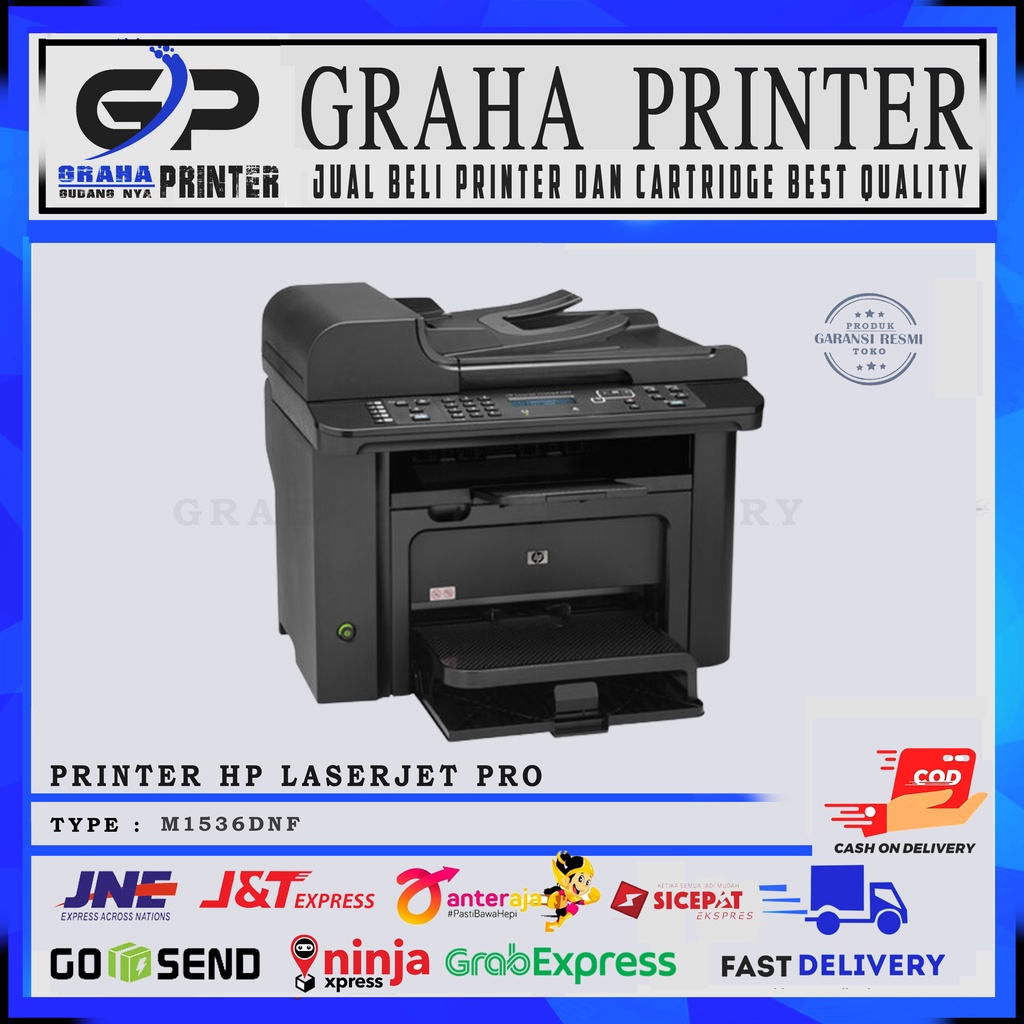 PRINTER HP LASERJET PRO M1536DNF | HP LASERJET PRO M1536DNF MURAH | LENGKAP SIAP PAKAI