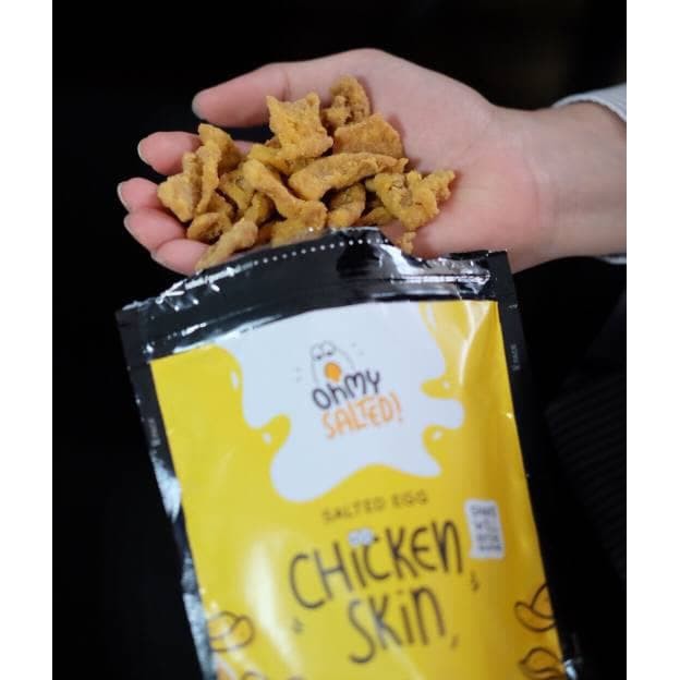 

OhMySalted Chicken Skin Salted Egg ~ kp607