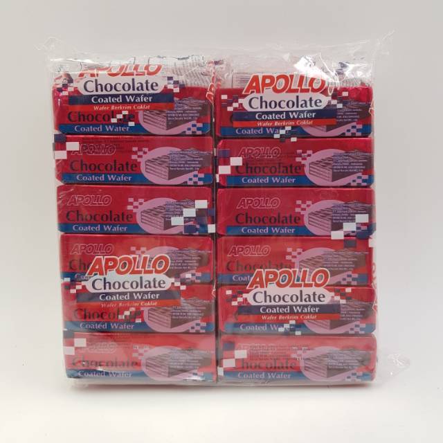 

Coklat Apollo Chocolate Coated Wafer isi 48 pcs