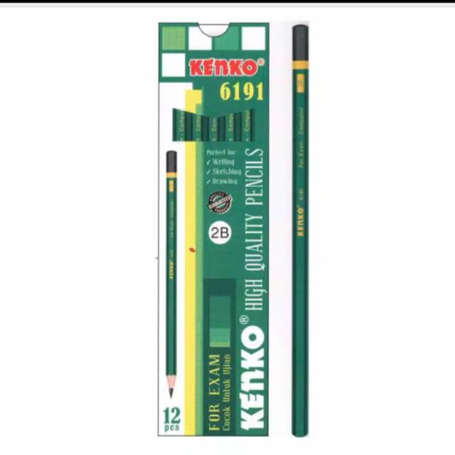 

Pensil kenko 2B hijau