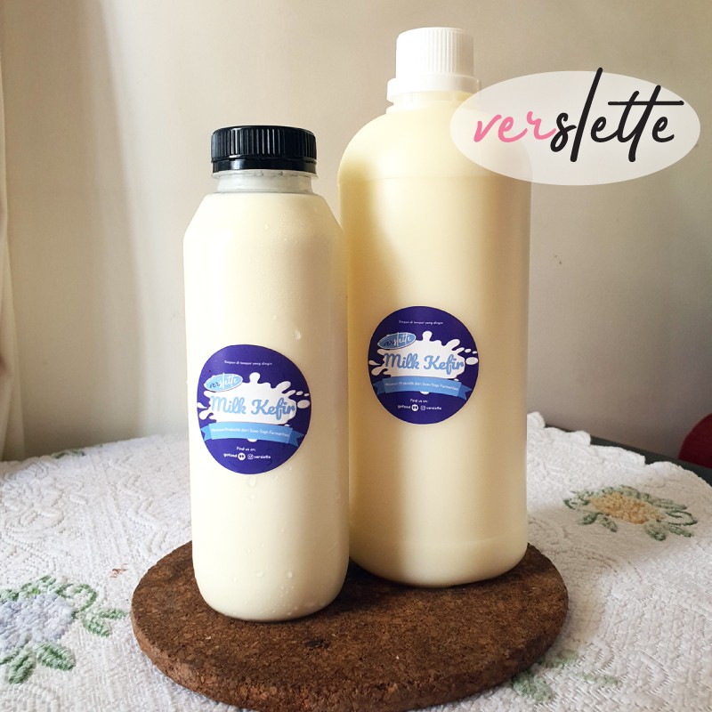 

MILK KEFIR 1 Liter / Kefir OPTIMA Susu Sapi | Susu Kefir | Minuman Detox | Suplemen Autoimun | Keto Friendly