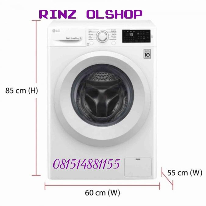 Diskon Mesin Cuci 8Kg Front Loading Lg Fc1208N5W Promo Terbaru
