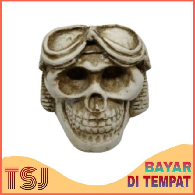 Asbak Tengkorak Berkacamata