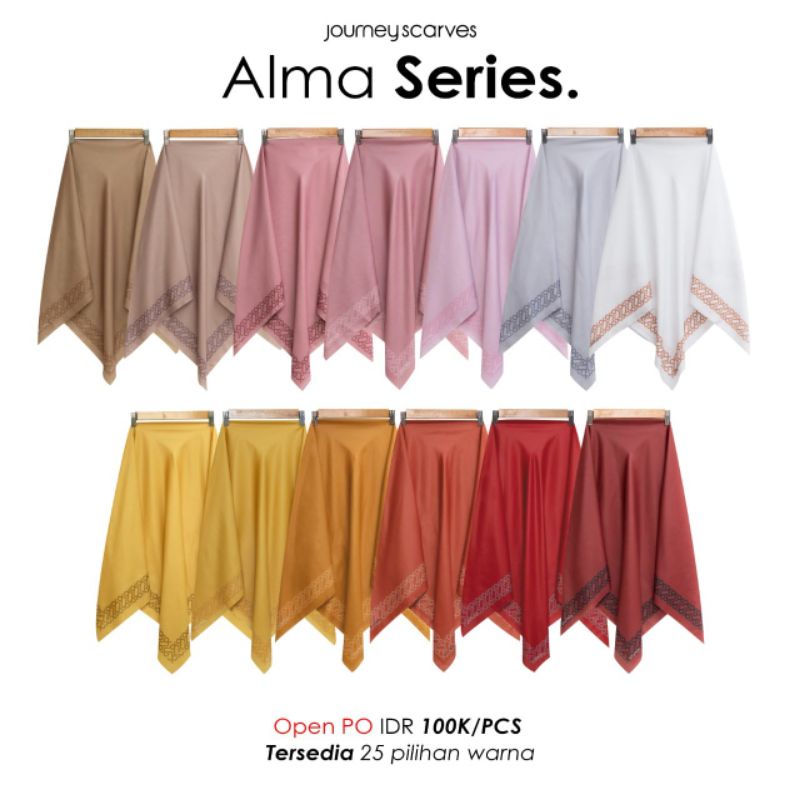 (COD) New Voal Jilbab Alma Series by Journey