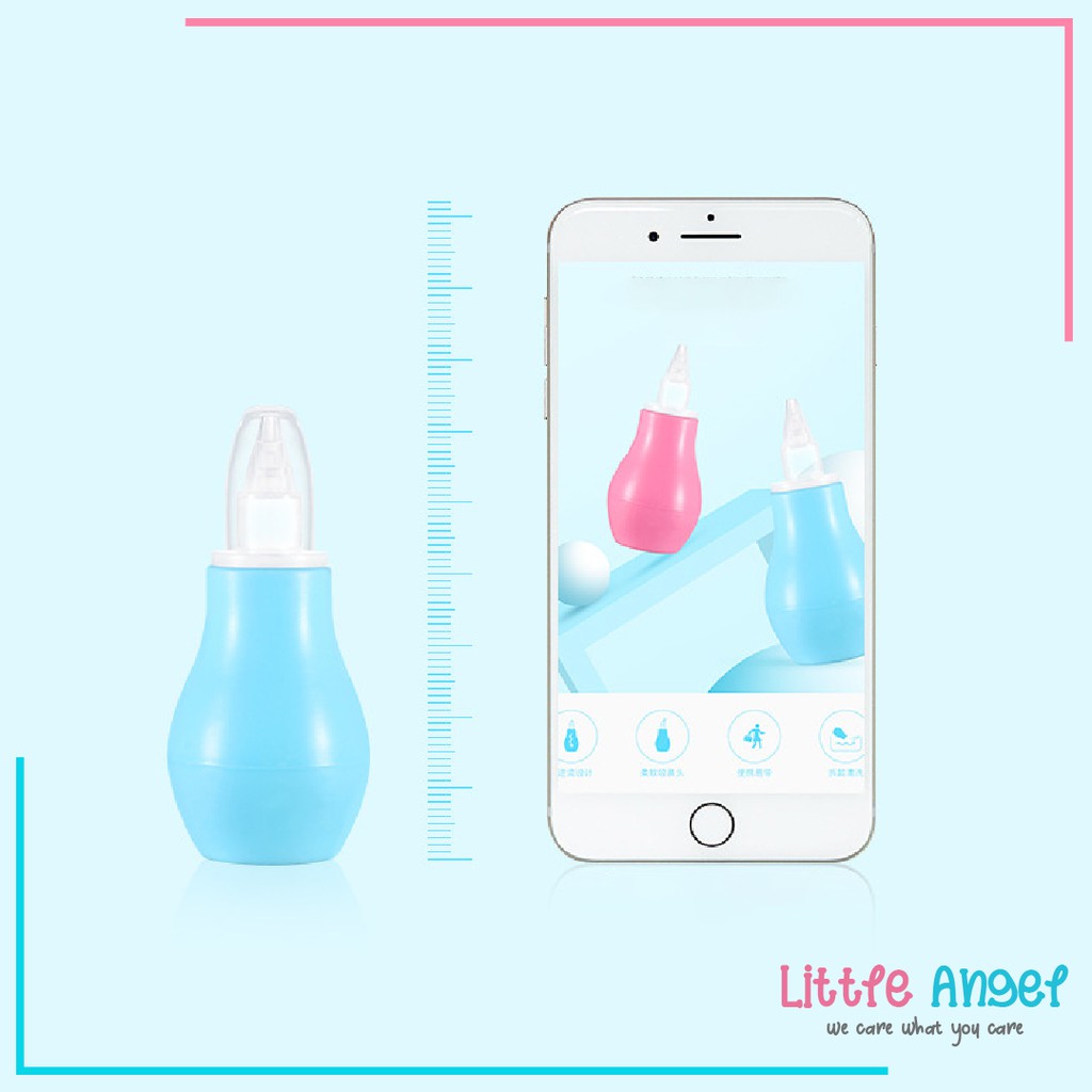 PEMBERSIH HIDUNG BAYI Alat Penyedot Ingus Anak Silikon Baby Newborn Nose Cleaning Nasal Aspirator