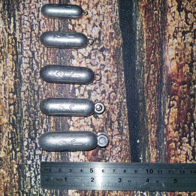 TIMBEL Rudal Pemberat Umpan Kail Pancing bahan timah