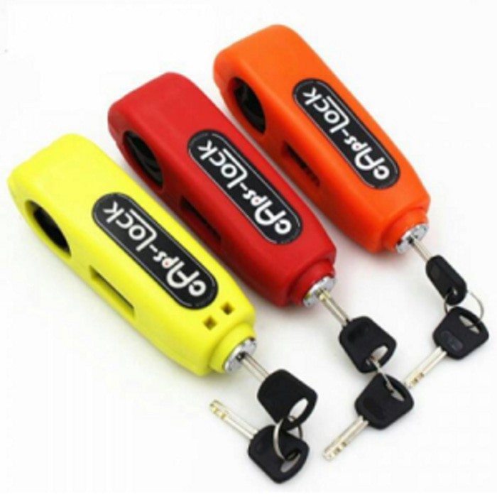 Kunci Rem Tangan Motor Kunci Stang Gembok Anti Maling Motor Grip Lock