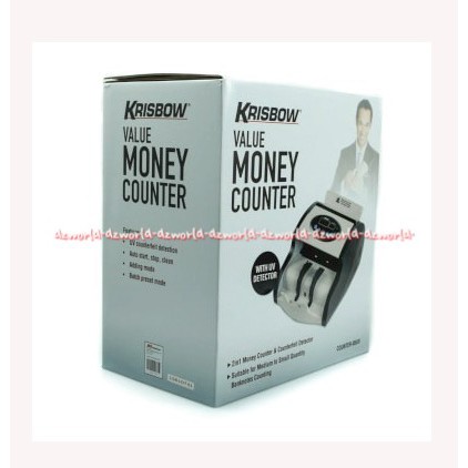 Krisbow Value Money Counter Mesin Penghitung Uang menghitung uang kini lebih mudah