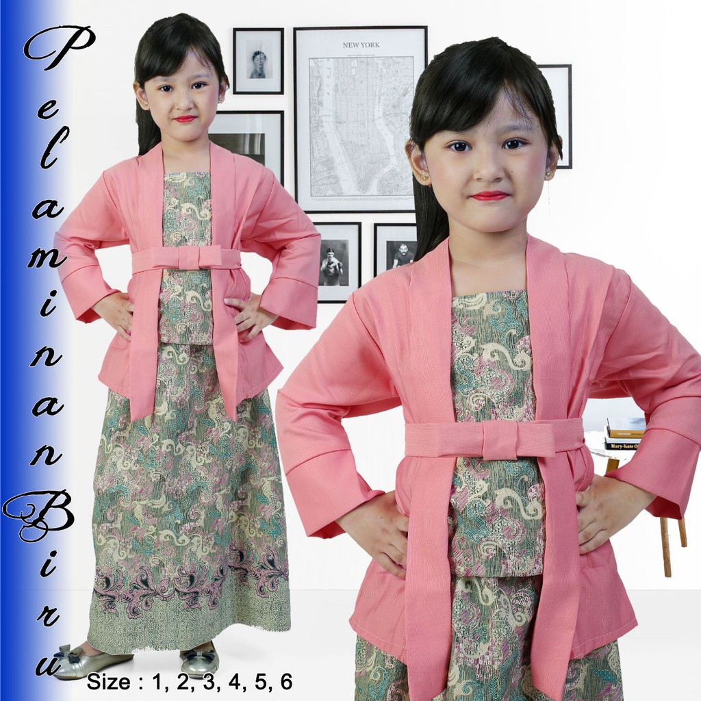 Ready Setelan Kebaya Kutu Baru Elnira Anak Shopee Indonesia