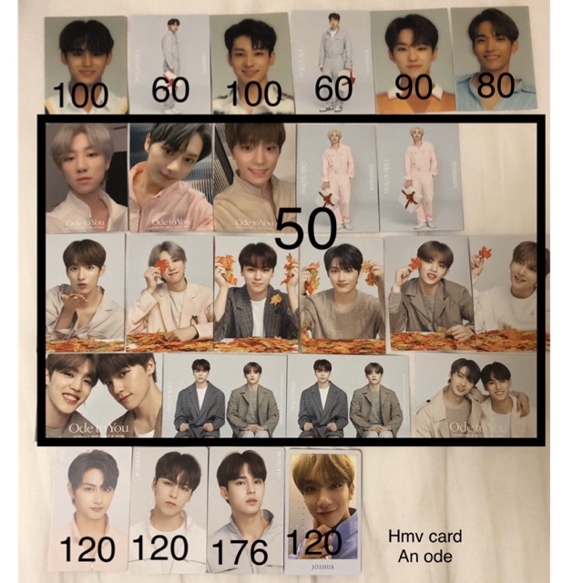 Trading card oty japan & hmv oty seventeen