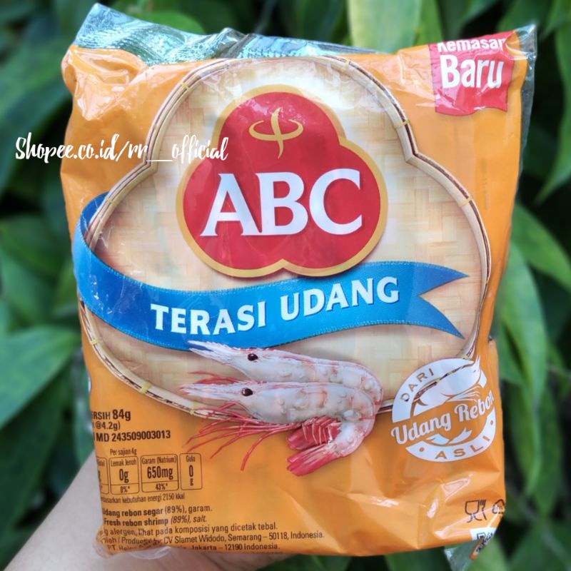 

Terasi udang ABC 4.5gr × 20st Bumbu Bahan Dapur