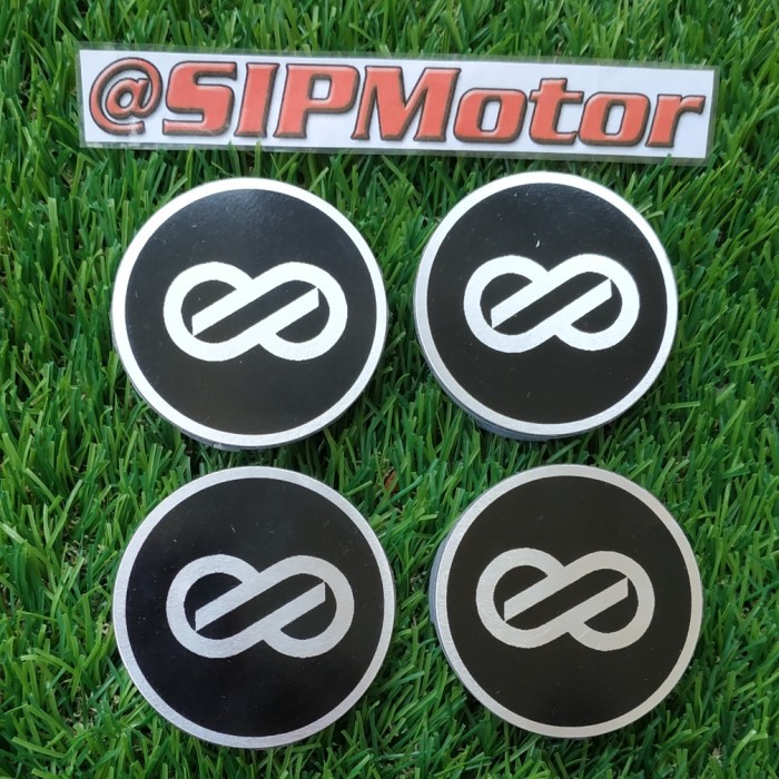 Dop Velg Mobil Variasi Logo Hitam